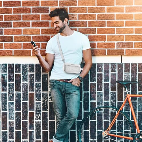 Image of co2CREA Soft Silicone Case Replacement for Bose SoundLink Flex Bluetooth Portable Speaker (Silicone Case, White Smoke Case)