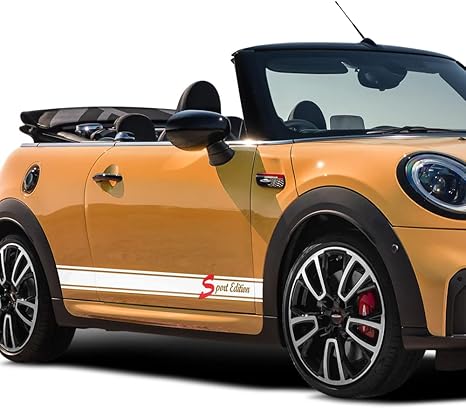 Amazon.com: 2Pieces Side Skirt Graphics Racing Sport Edition Stripes ...