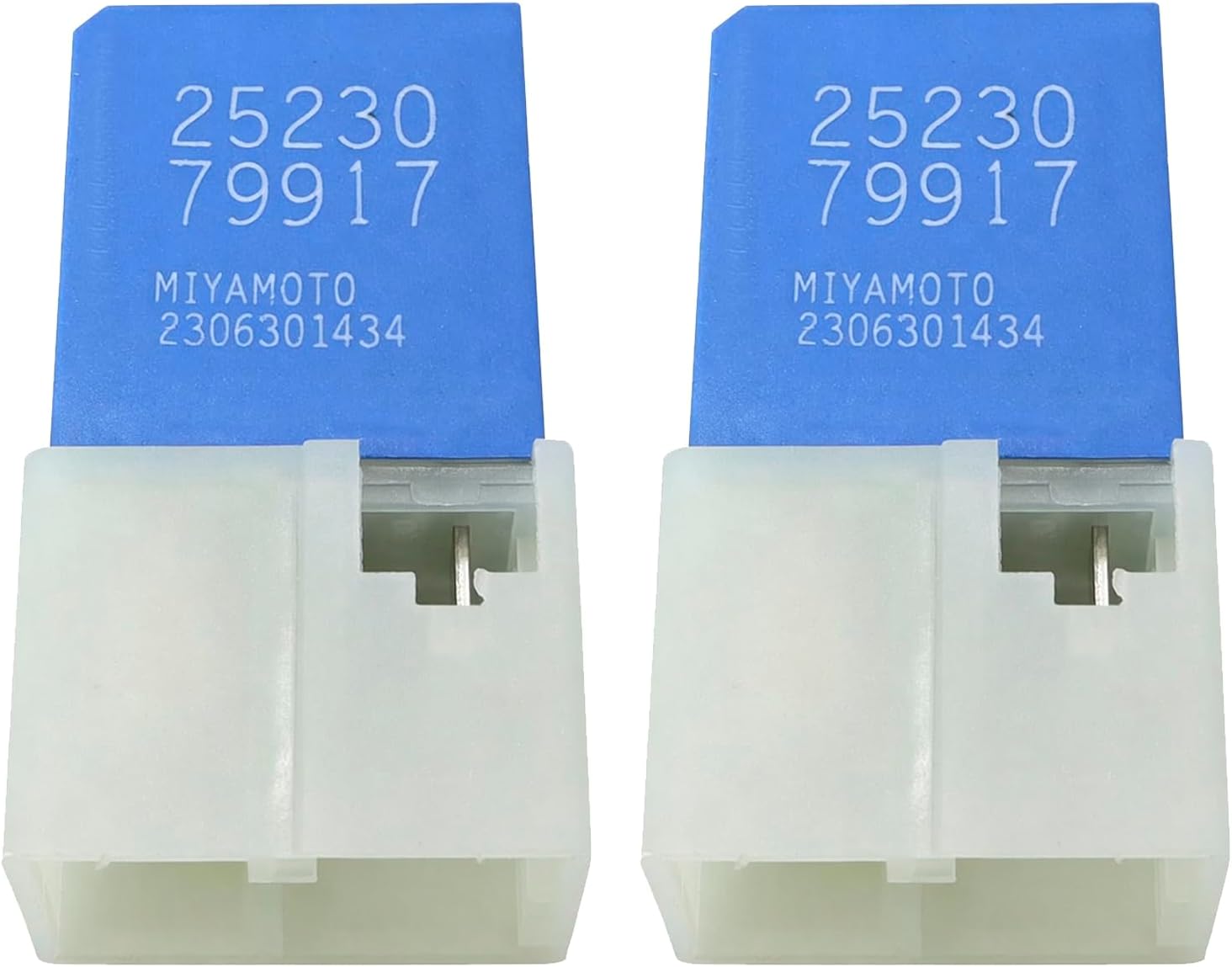 HiSport 4 Pin Car Motor Relay 25230-79917 Compatible with Chevrolet City Express & Nissan 350z 370z Altima Armada Cube Frontier Gt-R Juke & Infiniti, 2PCS