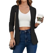 YSYOKOW Womens Cardigan Dressy Lightweight Open Front Long Sleeve | Womens lightweight cardigan, open front long sleeve, dressy casual office work, spring summer fall winter layering