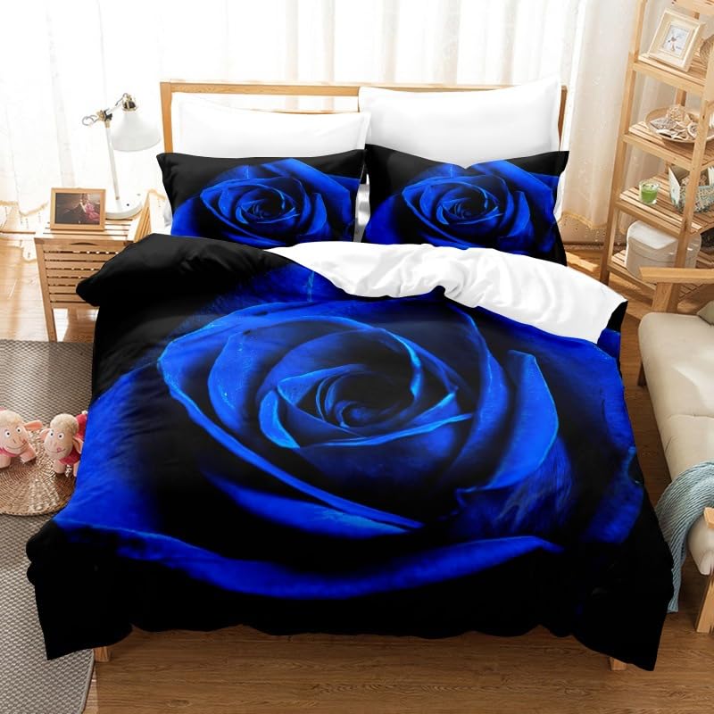Parure de lit 140x190 rose bleue : fini le lit terne avec cette housse de couette enfant 3D