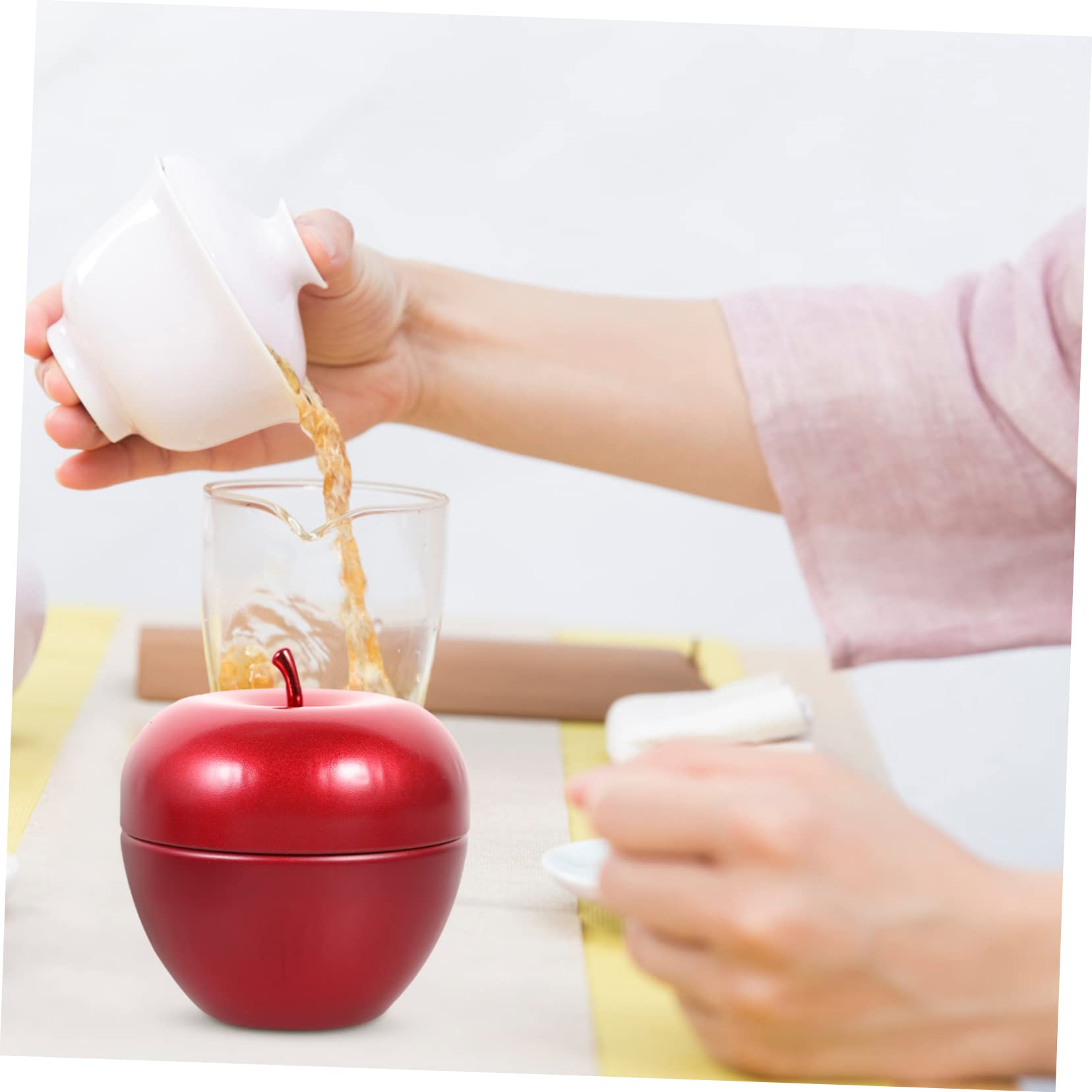 Amazon｜GREENADSCAPE 4個 りんごの瓶 りんご形の壷 フルーツ リンゴの