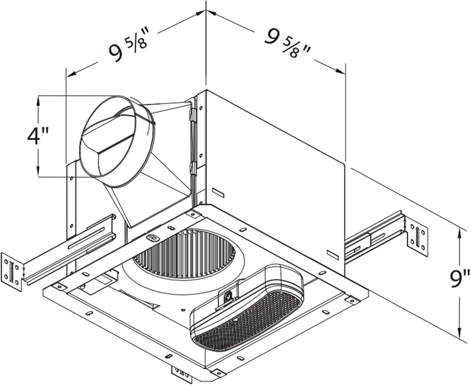 Delta Breez Signature Ceiling Exhaust Bathroom Fan 110 CFM Energy Efficient Quiet Operation Brushless Motor with Bluetooth Stereo Speaker, White