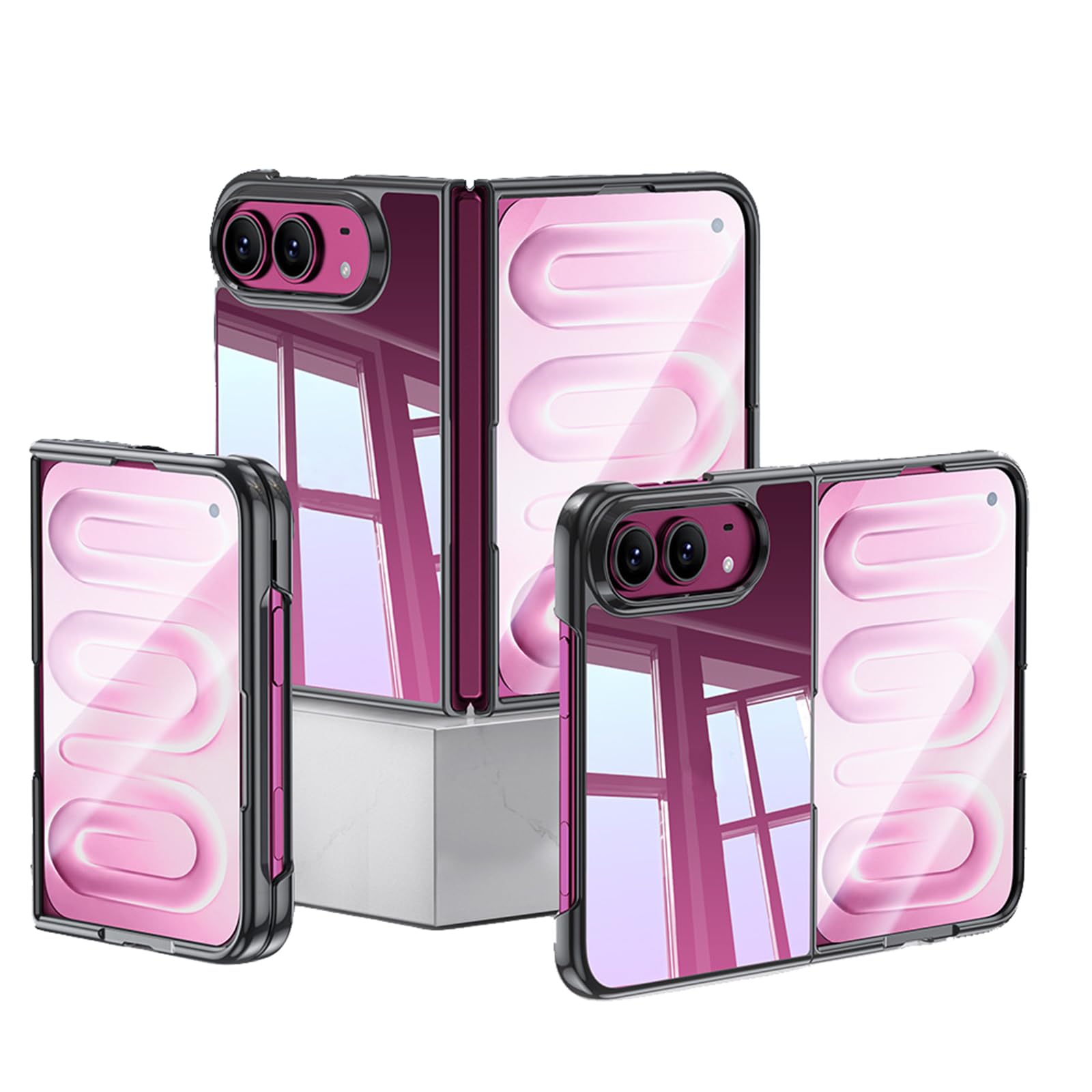 Delgado Funda para iPhone Duo, Lujo Galvanizar Claro Protección Carcasa