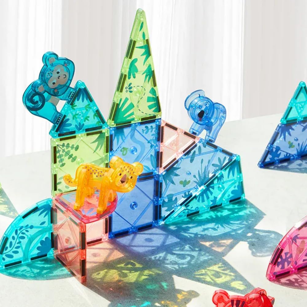 Mideer Juego de construcción magnética de colores, 40 unidades