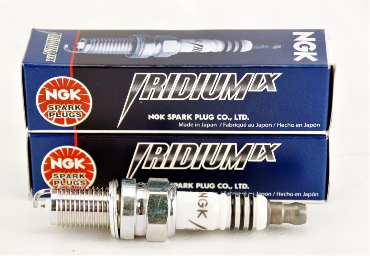 NGK Iridium IX DCPR7EIX Spark Plugs for Buell, BMW, Titan, American Iron Horse, American Performance(Pair)