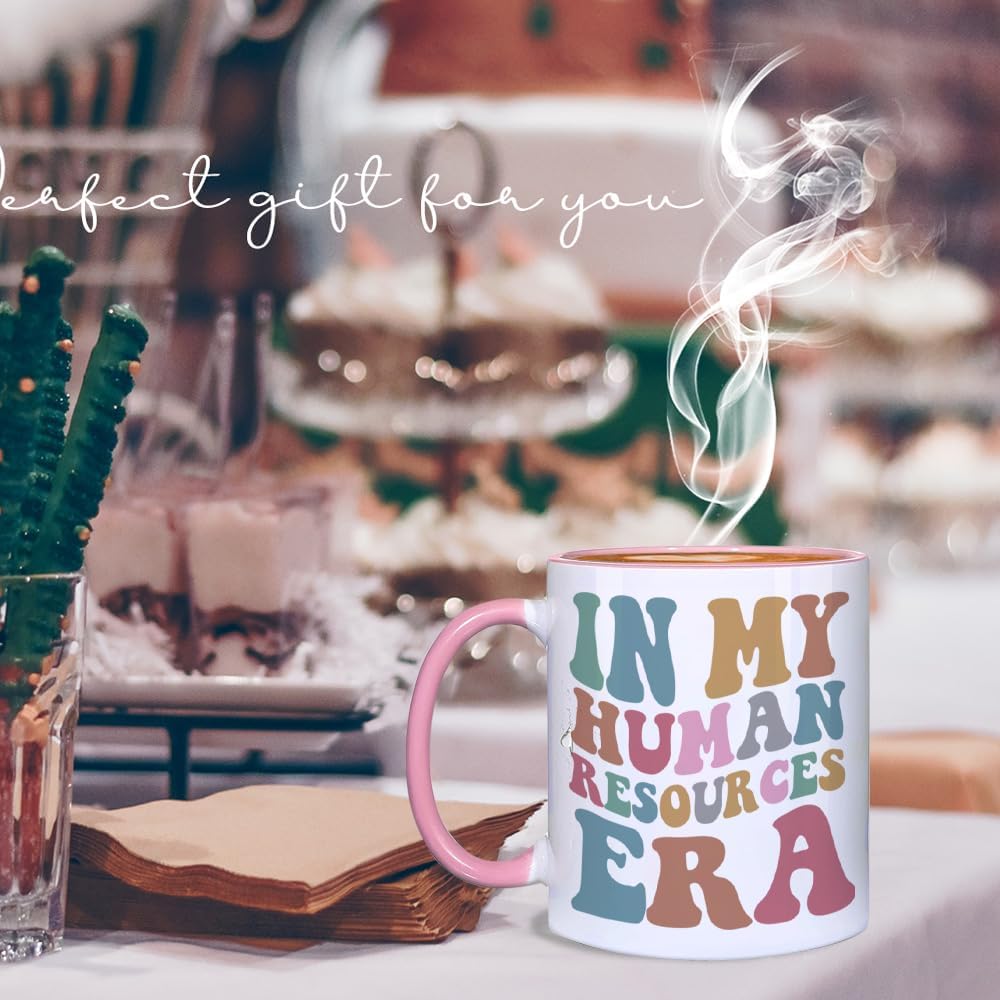 FALJIOK Human Resources Mug Gifts for Women, Men, In My Human Resources Era, HR Mug, Funny HR Gifts - Appreciation Gift for Boss, Coworker, Office Gift for Coworker, Manager, Leader 11oz - Image 2