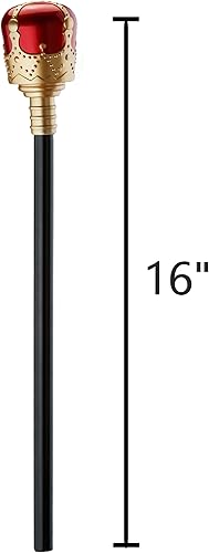 Miniatura 4 de Dress Up America Cetro para niños cetro de juguete de rey y reina para vestir y jugar de roles