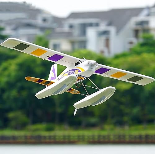 Miniatura 3 de QIYHBVR Avión de control remoto anfibio de 48031in 4 canales listo para volar aviones de control remoto para adultos avión de guerra de control