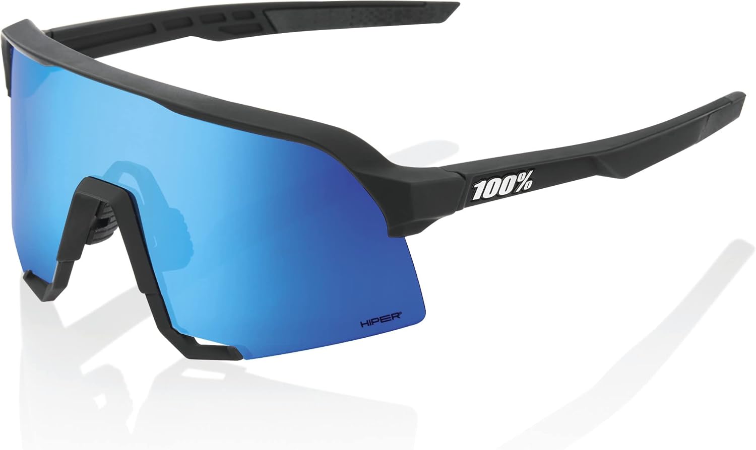 Matte Black - Hiper Blue Multilayer Mirror Lens