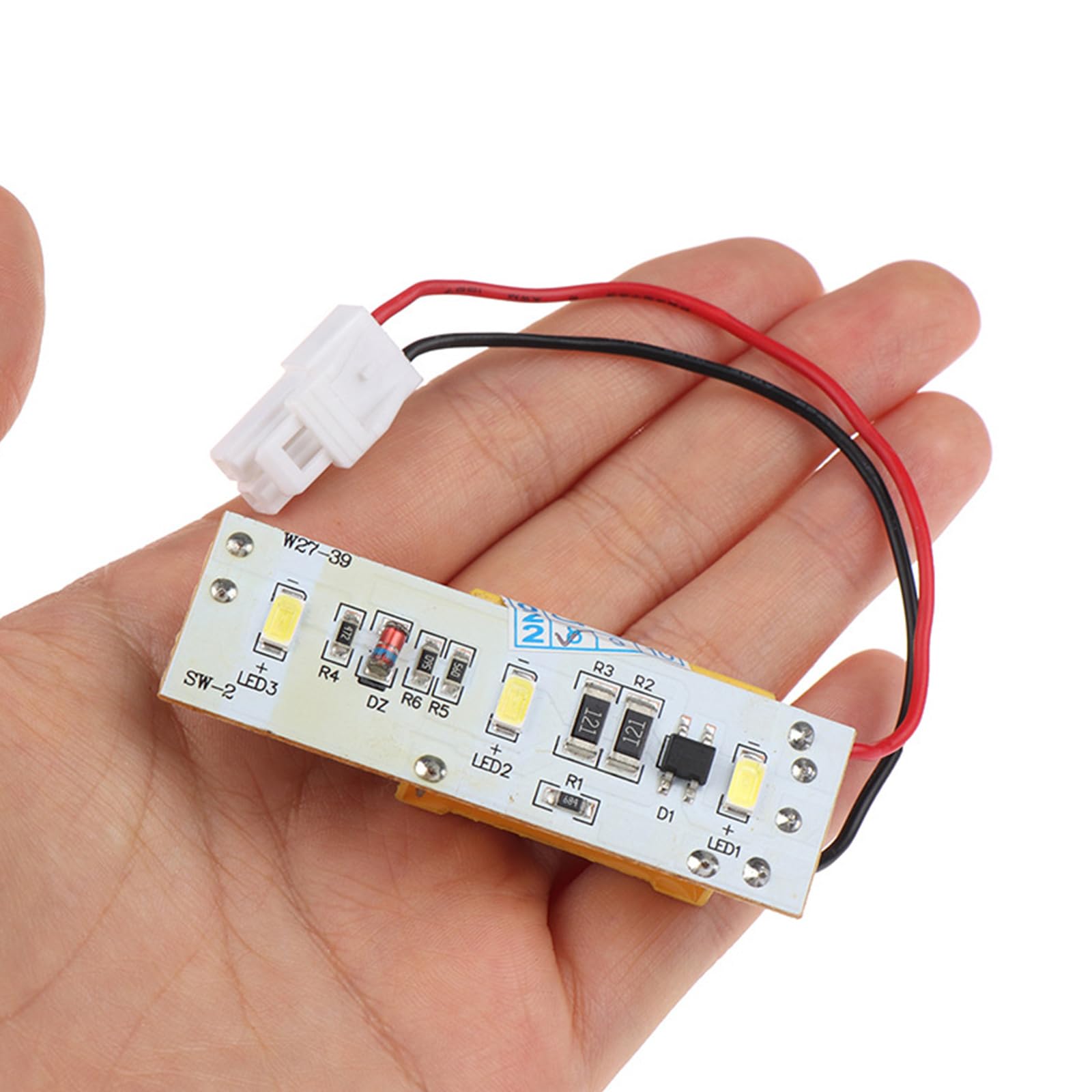 Carte électronique LED Pour Réfrigérateur Candy W27-39 - 220V, 6000-6500K, Dimensions ~6.5x2 Cm - Remplacement Interne - 12