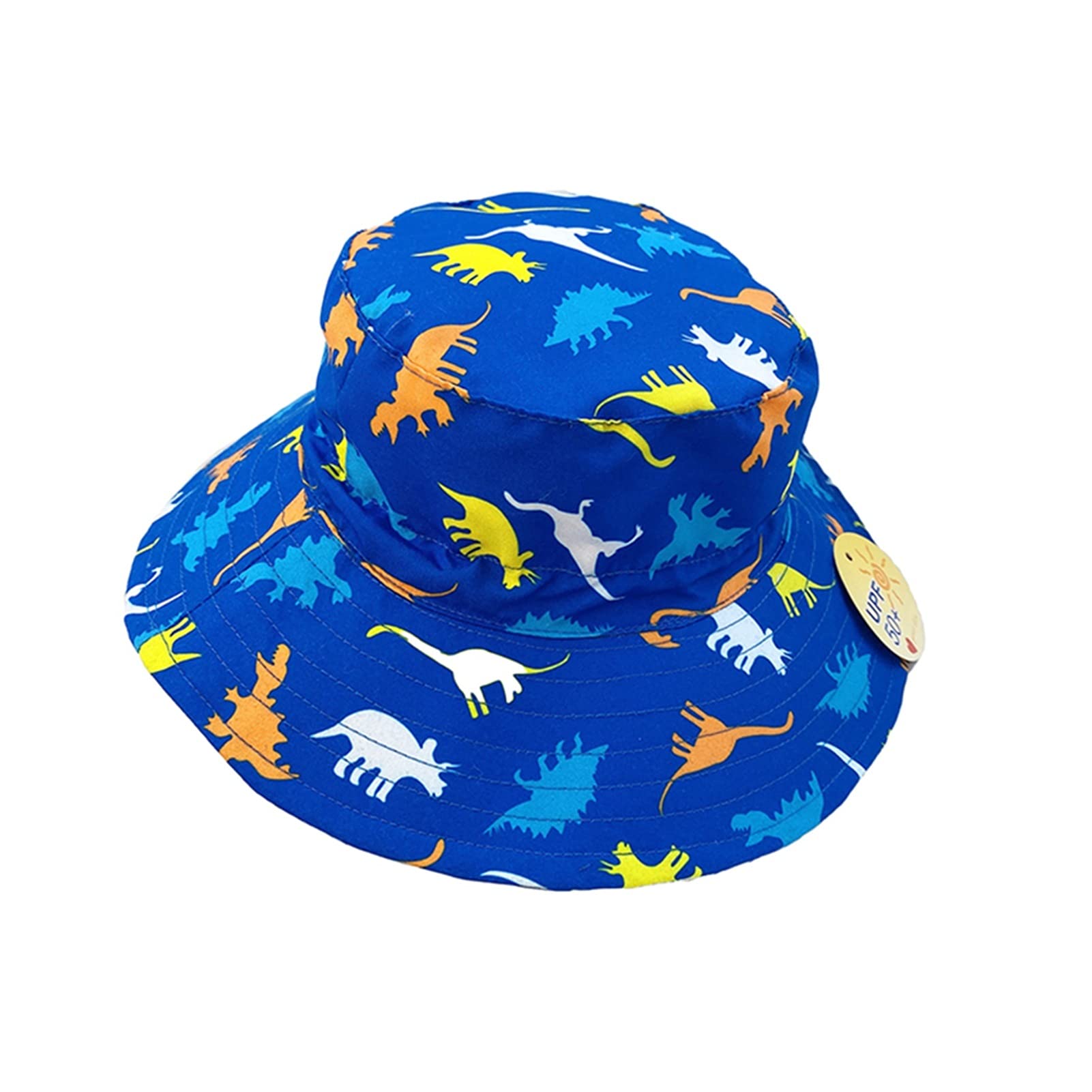 Sombrero de verano para niños, sombrero para el sol para bebés, anti-ultravioleta, verano, grandes aleros, niños, sombrero de pescador, playa, playa, sombrero para el sol para bebés (Azul XS 3 12M)