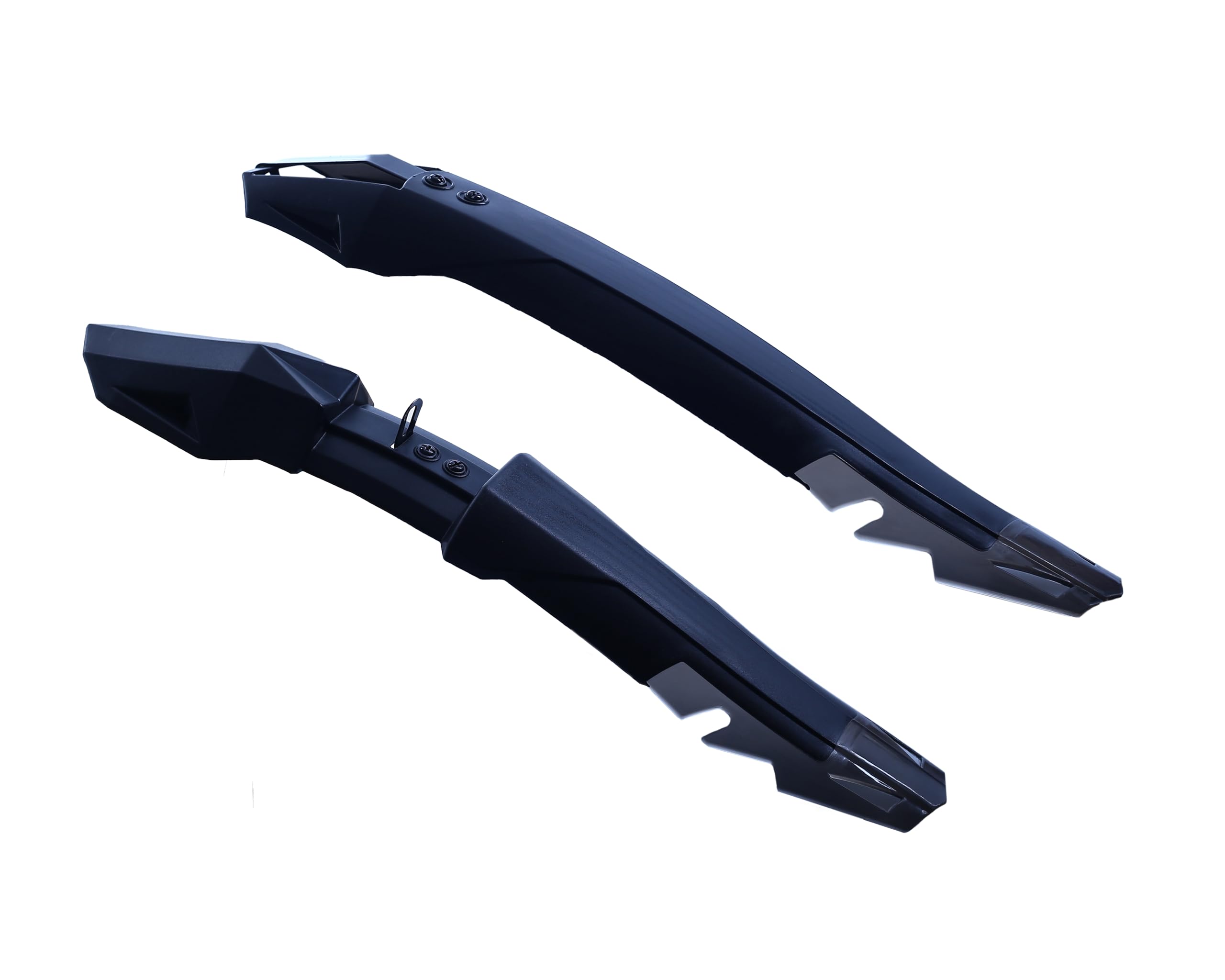 Shrenik Bicycle Mudguard for 26 Inch, 27.5 Inch, 29 Inch Cycle Fender Clip-on Front & Rear Set with Metal Caliper Fittings Color Black Very Fine Plastic Material-picture-28