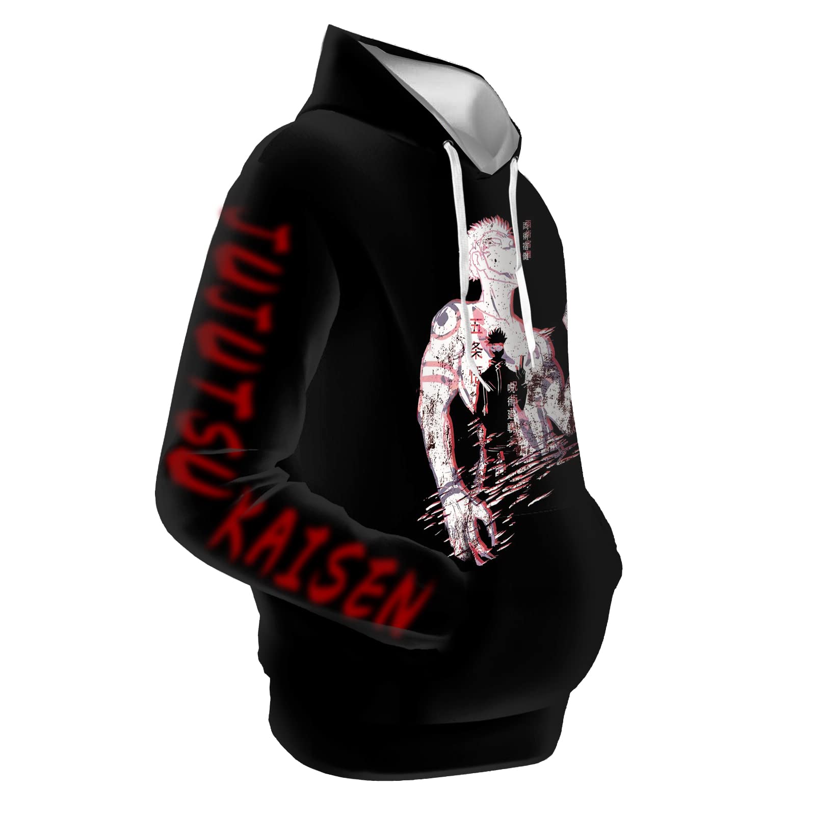 3D Printed Anime Pullover Men Women Hoodies Cosplay Costume Sweatshirt Sweater, 1-jujutsu Kaisen, XXL