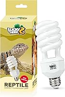 LUCKY HERP 23W UVB 10.0 Reptile Light Bulb - Desert UVA UVB Lamp for Bearded Dragons, Lizards, Tortoises, Snakes