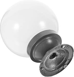 jojofuny Poste De Iluminação Globo De Substituição Coberturas De Luz Poste De Iluminação Ao Ar Livre Poste De Jardim Lâmpada De Coluna Industrial Globo Esférico Pilar De Bola Cobertura De
