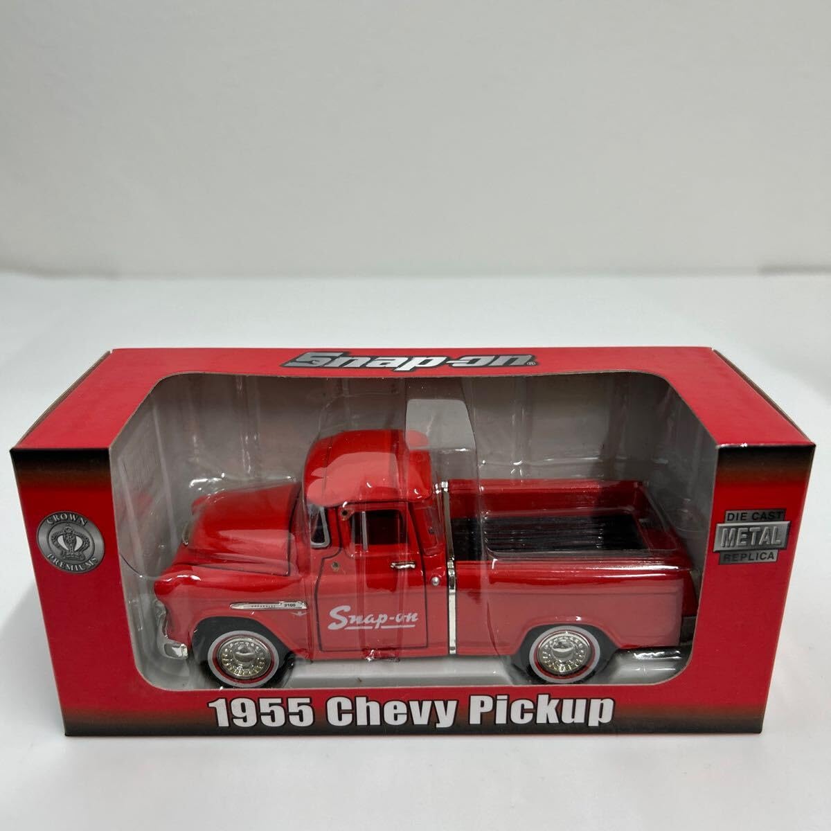 Amazon | CROWN PREMIUMS Snap-on 1/38 Chevy Pickup 1955 スナップ