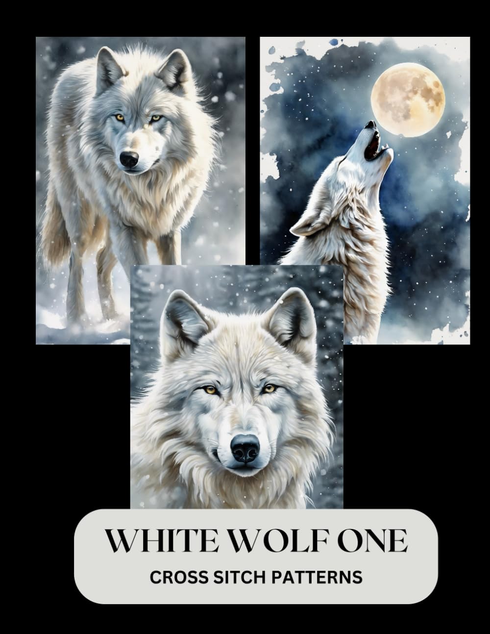 WHITE WOLF ONE CROSS STITCH PATTERNS
