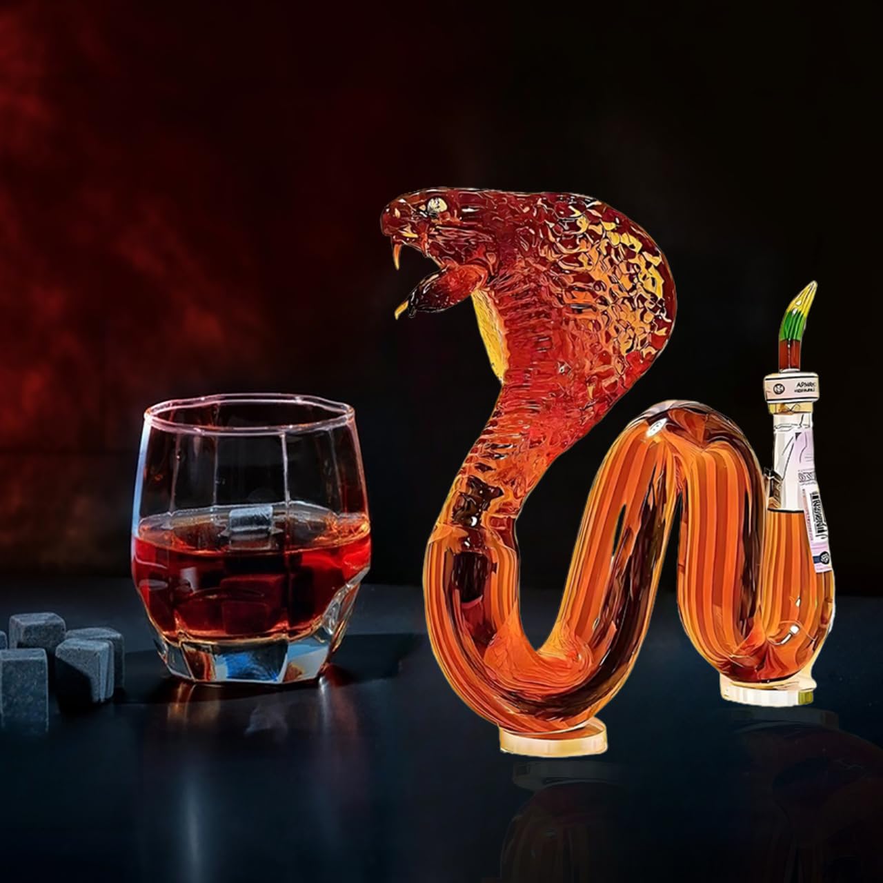 Decantador de Vino Whisky Botella Cristal Regalo Original Hombre Calaveras Aireador Vino Wine Carafe Decanter de Jarra