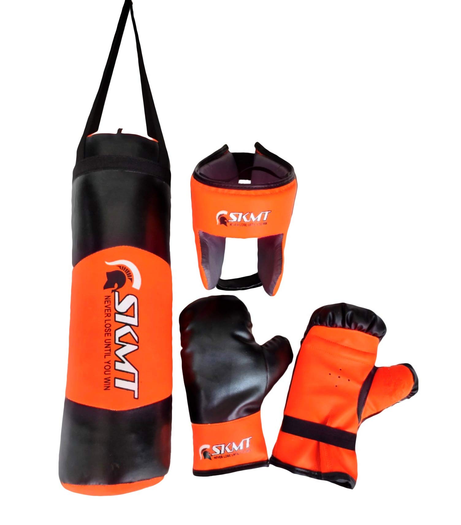 SKMT Kids Boxing kit (Punching Bag, Gloves and Headgear, Age 2-8 Years) (Fluro Orange) (B08C9LZVPD) Amazon Price History, Amazon Price Tracker