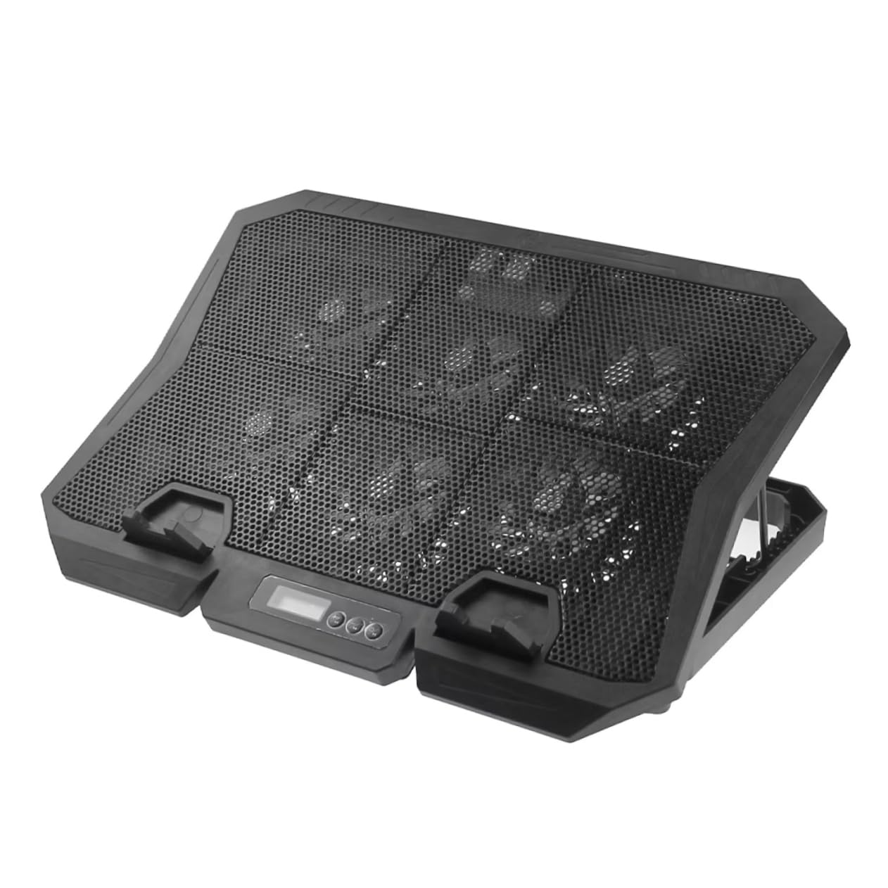 Soporte De Enfriamiento para Laptop Ventiladores Silenciosos Base Refrigerante Portátil para Computadora Soporte Ergonómico Ventiladores y Puerto USB para Uso Oficina