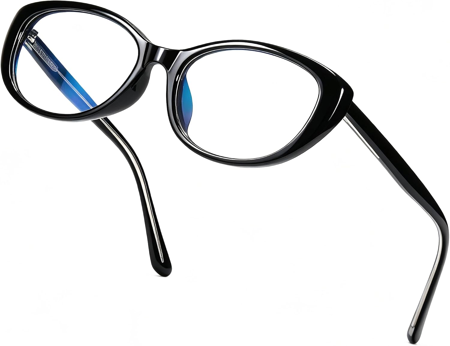 FancyPink Blue Light Glasses for Women, Retro Cat Eye Eyewear