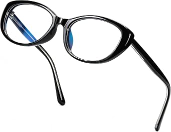FancyPink Blue Light Glasses for Women, Retro Cat Eye Eyewear