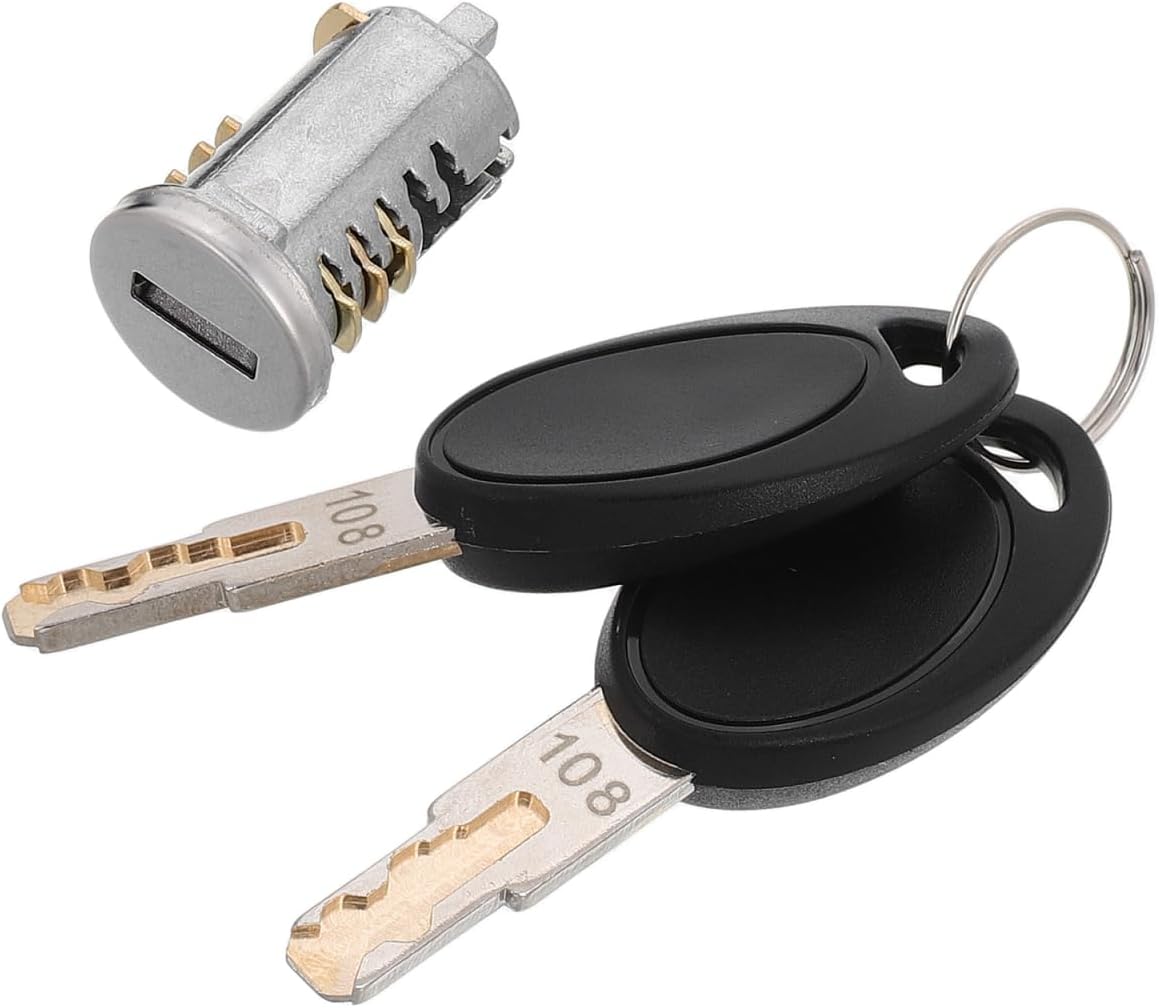PRETYZOOM Trailer Door Lock Cylinder for Rv and Travel Trailers Design for Passenger Doors and Storage Compartments Easy to Install Compatible Models