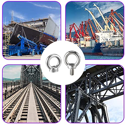 8 Pezzo Golfari M6, Dadi a Forma di Anello