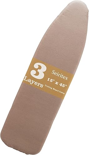 Miniatura 27 de Seiritex Tapete de planchado, almohadilla de planchar portátil de 39.4 x 18.9 pulgadas, tabla de planchar 5 en 1, manta de hierro de viaje para