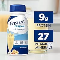 Vista 3 de Ensure Batido nutricional original de nuez de plátano Batido de reemplazo de comidas Paquete de 24