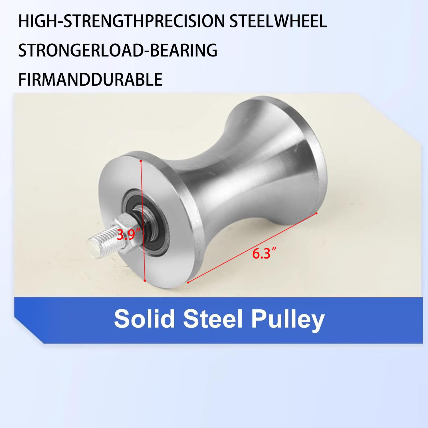 Cable Puller Sheave,Cable Feeding Sheave,Industrial Cable Pulley for Large-Scale Laying,Heavy-Duty Steel Pulleys Sheave, High-Load Smooth Pulling,Wire Pulling sheave,Cable Pulling Sheave (Sheave002) - Image 5