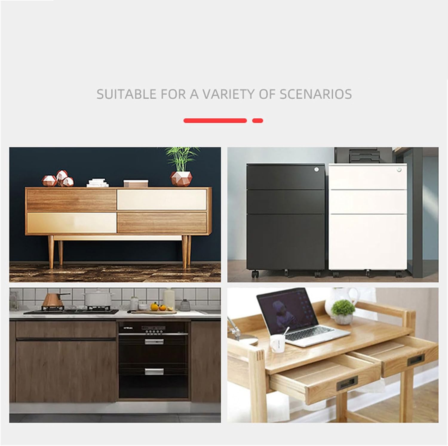 ソフトクローズ アンダーマウント フルエクステンション ロックデバイス付き 隠しボトムマウント引き出しスライド 高耐久引き出しスライ