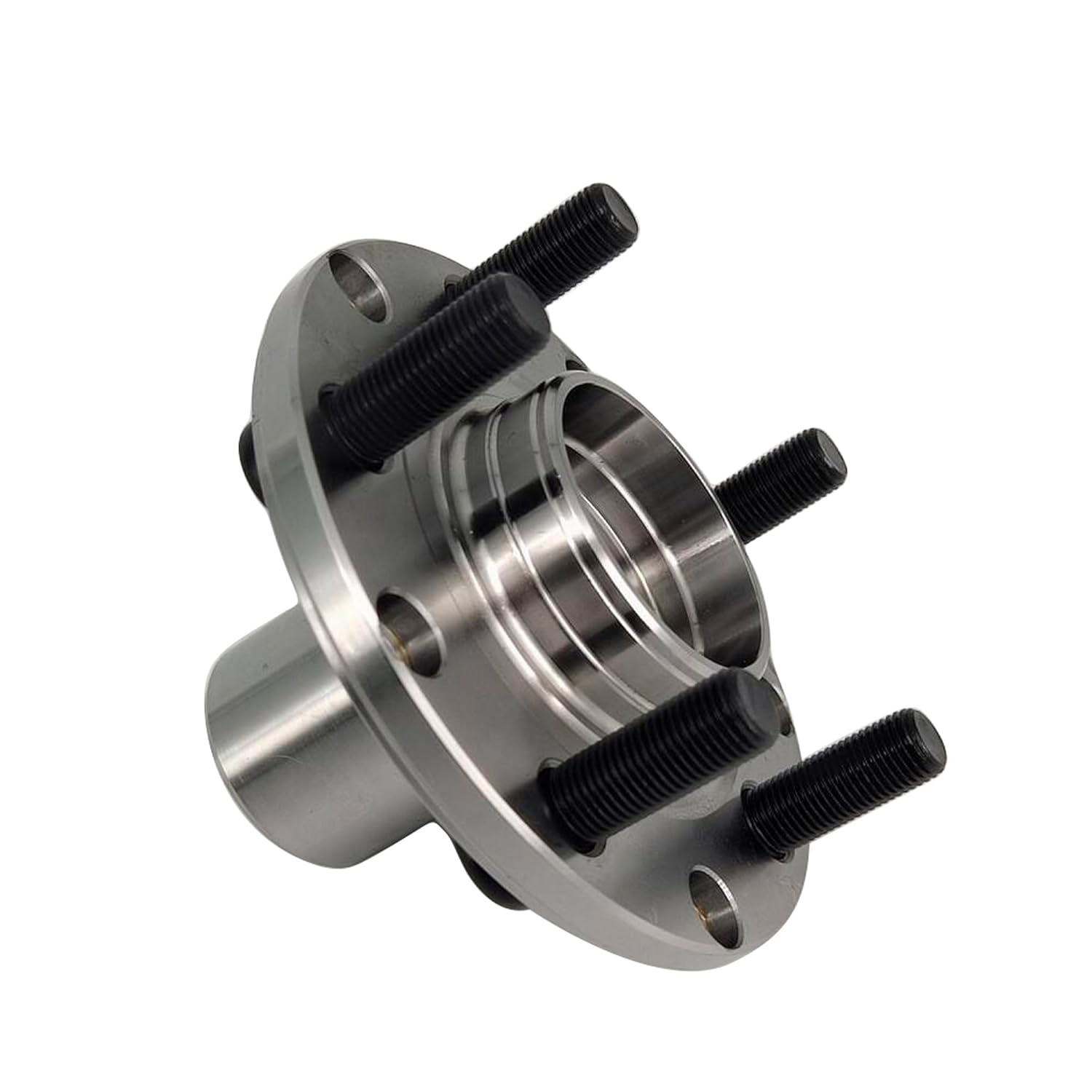 Pair 2 Front Wheel Hub and Bearing Kit & Seals Kit with Seals Retaining Clip Nut Fit for 1990-2004 Subaru Legacy Outback Impreza Forester Baja