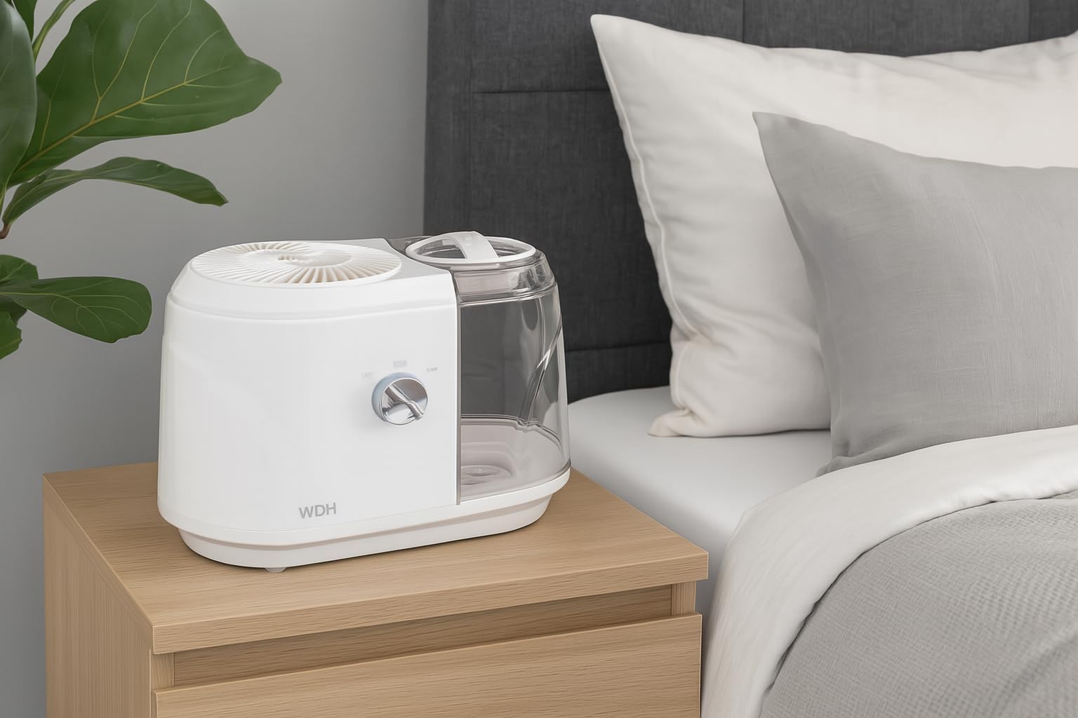 Aktobis Humidificador WDH-SA6501 con una capacidad de humidificación máx. de 150 ml/hora e insensible a la cal
