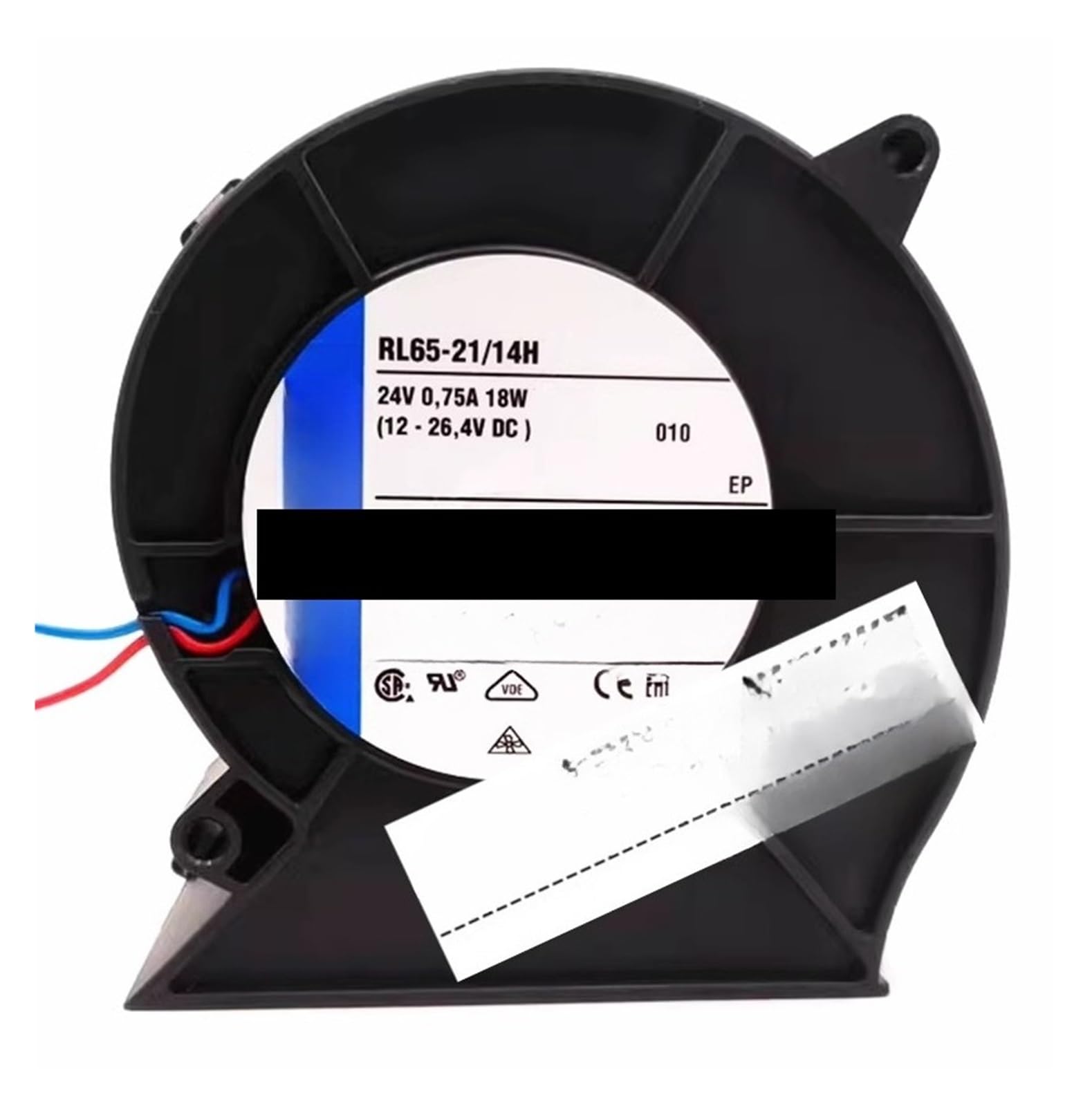 Souffleur RL65-21/14H 24V - Ventilateur centrifuge 18W haute performance