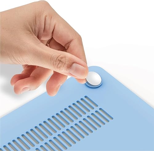 Miniatura 3 de IBENZER MC-FP12-WH - Funda de goma para laptop, patas de silicona de 0.60 pulgadas de diámetro, almohadillas de repuesto para MacBook Air/Pro, color