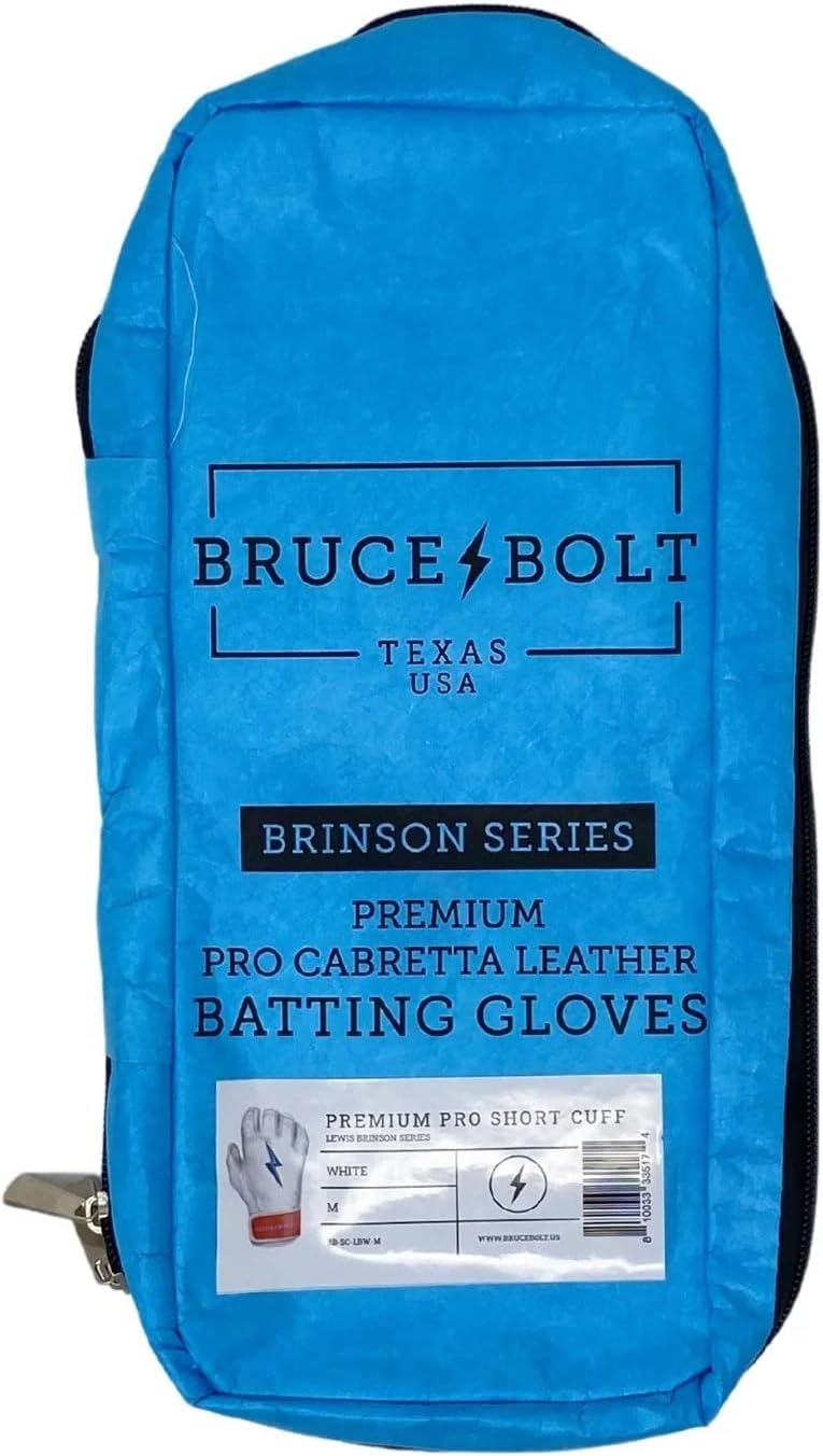 BRUCE BOLT Bear Series Short Cuff Batting Gloves - Bear Mayer Collection - Adult & Youth Sizes