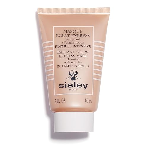 Miniatura 1 de Sisley Paris Máscara facial Radiant Glow Express con arcilla roja, 2.0 fl oz, limpia suavemente para una piel visiblemente radiante, fórmula que no