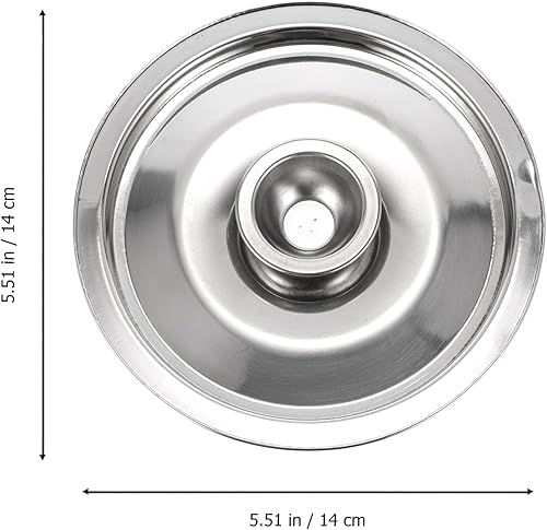Miniatura 2 de DOITOOL Tapa de olla de acero inoxidable, tapa de cacerola pequeña, cubierta para ollas de especias, cubierta de olla para condimentos, tapa de