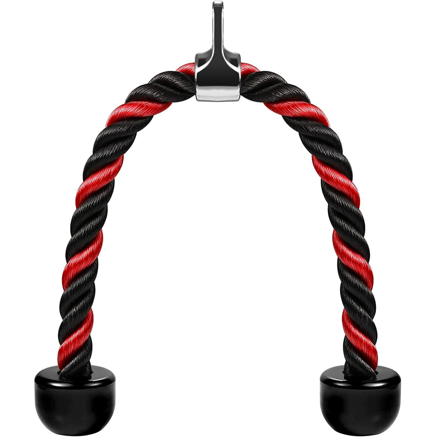 Amazon | FITNESS MANIAC デラックス 三頭筋ロープ プルダウン ロープ