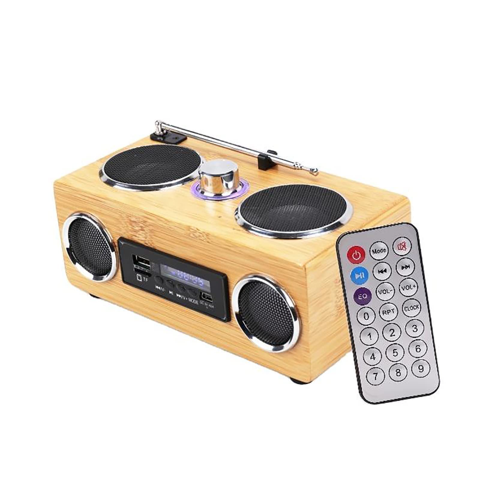 Radio rétro Vintage, Radio FM avec Style Classique, Haut-Parleur multimédia, récepteur Classique USB avec Lecteur MP3, pour la Maison, la fête, l'extérieur, Cadeau