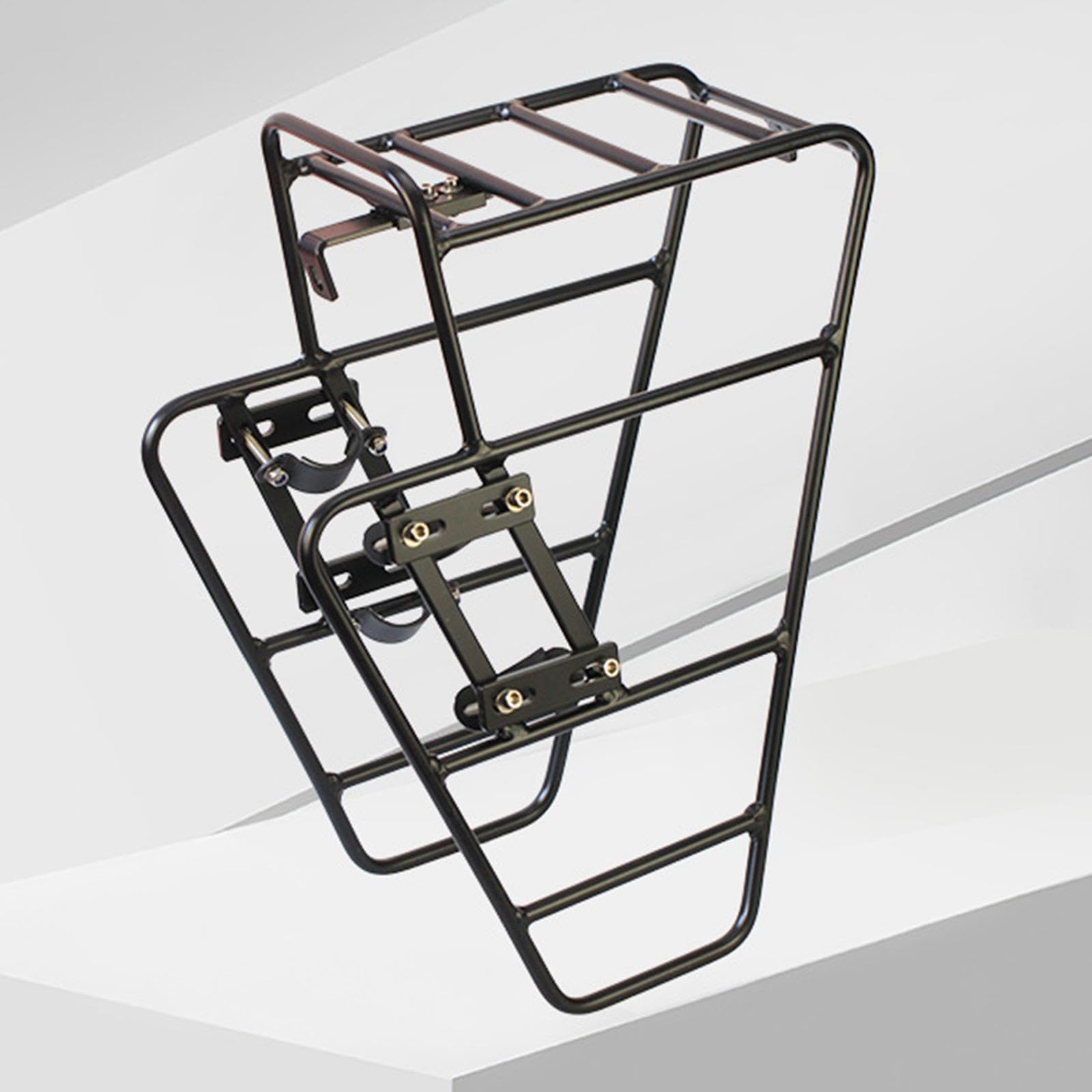 Milageto Porte-Bagages Avant en Aluminium pour vélo, Accessoire pour VTT et randonnée