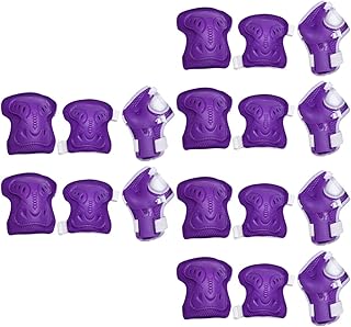 BESPORTBLE 3 Conjuntos De 6 Peças De Joelheiras Infantis Roupa De Ciclismo Joelheiras Joelheiras Infantis Equipamento De Proteção Para Skate Joelheiras Esportivas Infantis Protetores