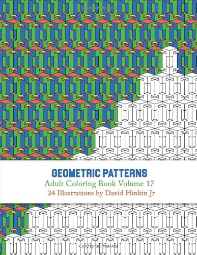 Geometric Patterns - Adult Coloring Book Vol. 17