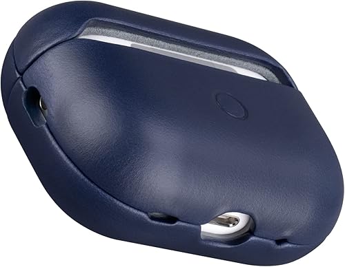Miniatura 9 de Maogoam Funda de Cuero para AirPods Pro 2da Generación con Botón, Funda de Cuero de Piel de Vaca Crazy Horse con Cera de Aceite Genuino para Airpods