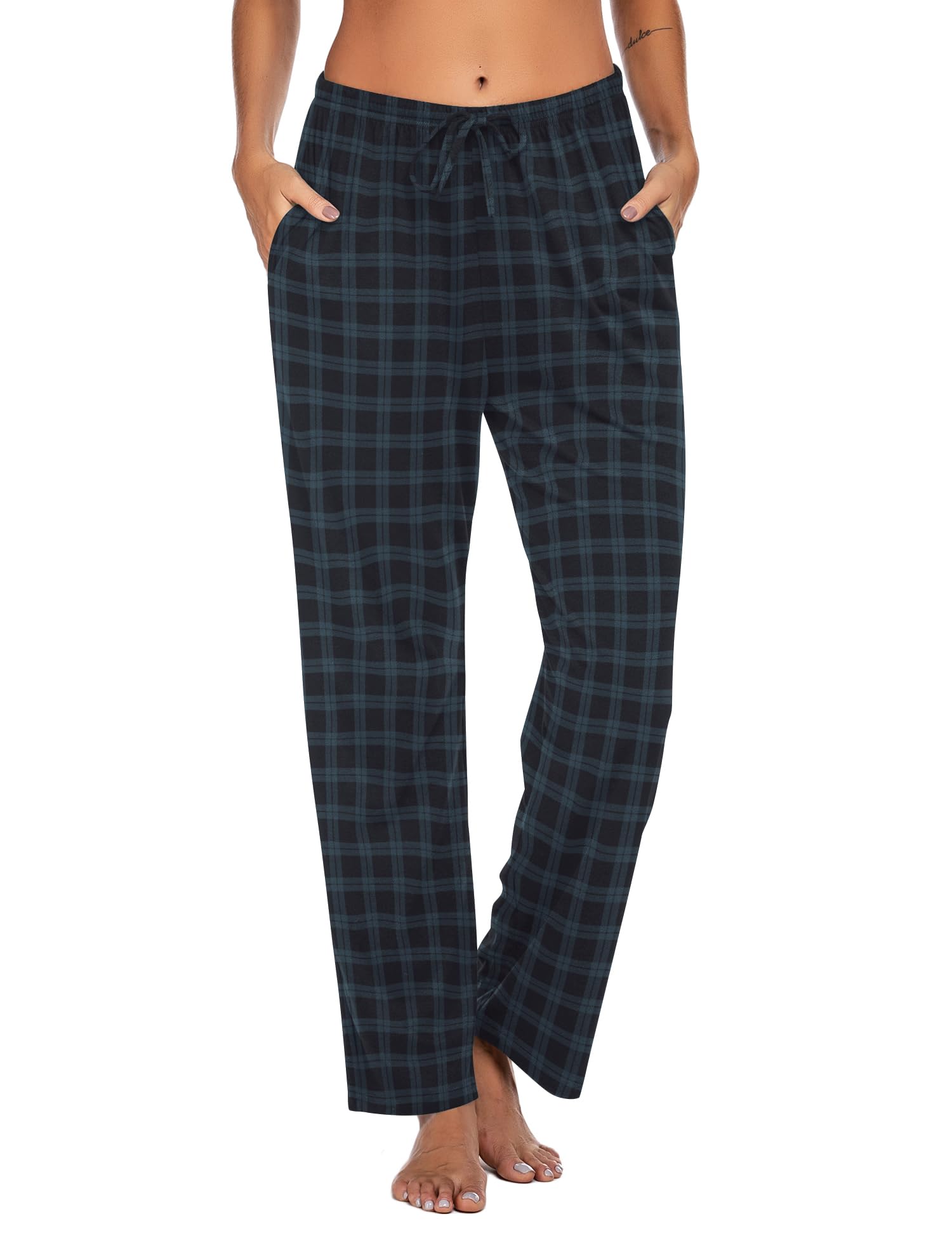 Ekouaer Women's Pyjama Bottoms, Lounge Trousers, Leisure Trousers