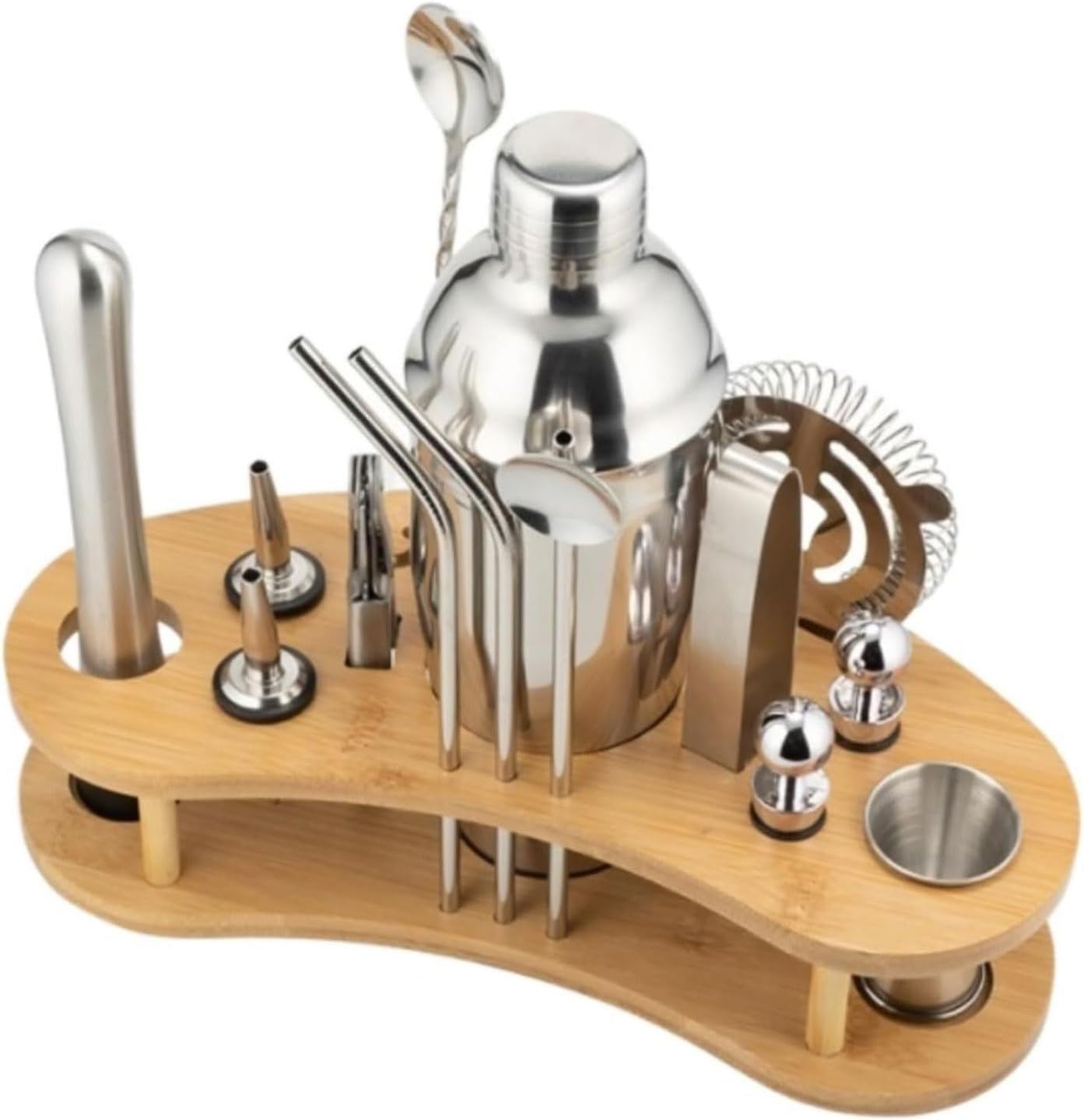 Set de Coctelera esmen 16 Piezas, Acero Inoxidable