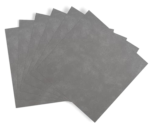 d-c-fix 6x dalle PVC adhesive murale Gris foncé 15x15 cm - stickers carrelage pour crédence cuisine, salle de bain - décoratif autocollant carreaux muraux