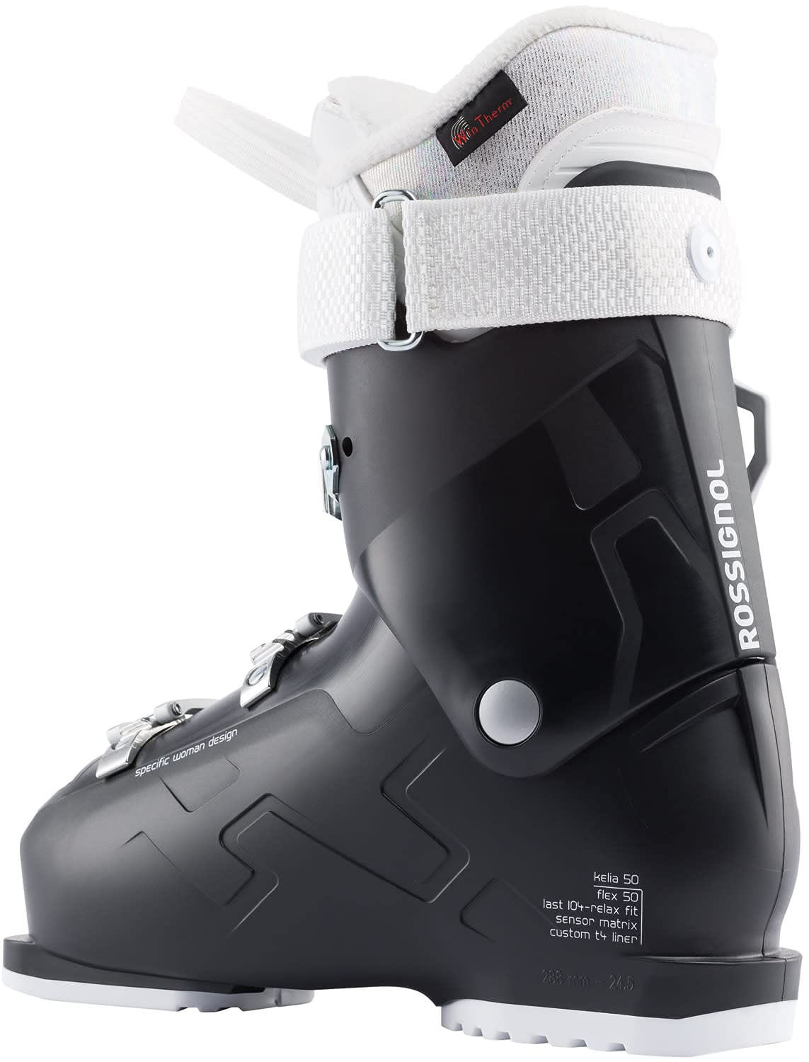 Amazon | Rossignol Kelia 50 レディース スキーブーツ ソフトブラック